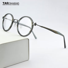 Load image into Gallery viewer, 2023 Brand round Brand titanium glasses frame men myopia optical glasses frame women eye glasses frames for men spectacle frames