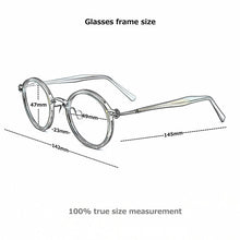 Load image into Gallery viewer, 2023 Brand round Brand titanium glasses frame men myopia optical glasses frame women eye glasses frames for men spectacle frames