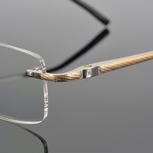 Load image into Gallery viewer, 2023 Brand titanium glasses frame men Rimless frame glasses eye glasses frames for men spectacle frames mens myopia eyeglasses