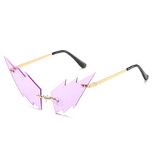 Load image into Gallery viewer, 2023 Cat Eye Sunglasses Women  Brand Colorful Sun Glasses Lightning Unique Sunglasses Men UV400