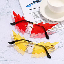 Load image into Gallery viewer, 2023 Cat Eye Sunglasses Women  Brand Colorful Sun Glasses Lightning Unique Sunglasses Men UV400