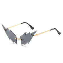 Load image into Gallery viewer, 2023 Cat Eye Sunglasses Women  Brand Colorful Sun Glasses Lightning Unique Sunglasses Men UV400