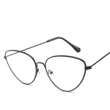 Carica l&#39;immagine nel visualizzatore di Gallery, Cat Eye glasses Frame Women Fashion Clear glasses Lens Myopia Optical Glasses Frame oculos feminino occhiali da vista donna