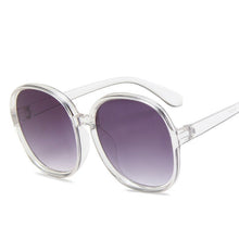 Load image into Gallery viewer, 2023 Classic Big Frame  Women Sunglasses Brand Designer Plastic Vintage Round Gradient Sun glasses Uv400