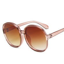 Load image into Gallery viewer, 2023 Classic Big Frame  Women Sunglasses Brand Designer Plastic Vintage Round Gradient Sun glasses Uv400