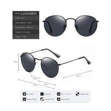 Load image into Gallery viewer, 2023 Classic Round Sunglasses Women Trendy Shades Mirror For Travelling Polarized Glasses Men Anti-Glare oculos sol luxo