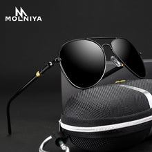 Carica l'immagine nel visualizzatore di Gallery, 2022 Classic Sunglasses Polarized Men Driving Glasses Black Pilot Sun Glasses Brand Designer Male Retro Sunglasses Men Women