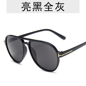 2023 Classic double beam big frame toad mirror retro round frame shaped Sunglasses men's Sunglasses women  sunglasses men