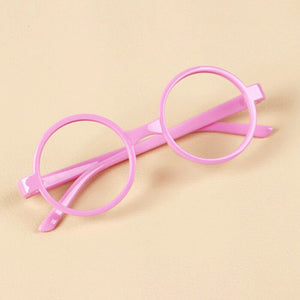 2022 Cute Baby Round Glasses Frame  Kids Solid Color Spectacle Frames Myopic Lens Frame Boy&Girls Children Eyeglasses