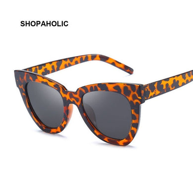 2023 Cute Sexy Ladies Cat Eye Sunglasses Women Vintage Brand Black Sun Glasses For Female Leopard Glasses UV400