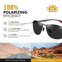 Load image into Gallery viewer, 2023 Aluminum Magnesium Polarized Sunglasses Men Driving Goggle UV400 Women Pilot  Style Mirror Anti-Glare Gafas De Sol