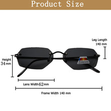 Load image into Gallery viewer, 2023 Cool The Matrix Neo Style Polarized Sunglasses Ultralight Rimless Men Driving Brand Design Sun Glasses Oculos De So