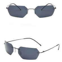Load image into Gallery viewer, 2023 Cool The Matrix Neo Style Polarized Sunglasses Ultralight Rimless Men Driving Brand Design Sun Glasses Oculos De So