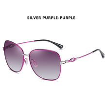 Load image into Gallery viewer, 2023 Design Square Sunglasses Women Polarized Eyewear Female Travel Memory Metal Legs Gradient Lens gafas de sol mujer