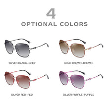 Load image into Gallery viewer, 2023 Design Square Sunglasses Women Polarized Eyewear Female Travel Memory Metal Legs Gradient Lens gafas de sol mujer