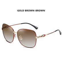 Load image into Gallery viewer, 2023 Design Square Sunglasses Women Polarized Eyewear Female Travel Memory Metal Legs Gradient Lens gafas de sol mujer