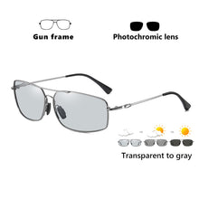 Load image into Gallery viewer, 2023 Memory Metal Sunglasses Men Polarized Photochromic Day Night Driving Glasses Women Discoloration Lens lentes de sol