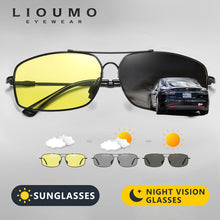 Load image into Gallery viewer, 2023 Memory Metal Sunglasses Men Polarized Photochromic Day Night Driving Glasses Women Discoloration Lens lentes de sol