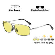 Load image into Gallery viewer, 2023 Memory Metal Sunglasses Men Polarized Photochromic Day Night Driving Glasses Women Discoloration Lens lentes de sol