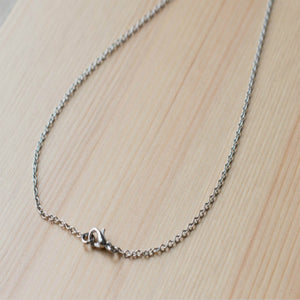 2020 Fashion New Black Rectangle Pendant Necklace Men Trendy Simple Stainless Steel Chain Men Necklace Jewelry Gift