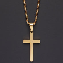 Load image into Gallery viewer, 2020 Fashion New Classic Cross Men Necklace  Stainless Steel Chain Pendant Necklace For Men Jewelry Gift