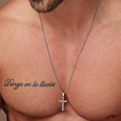 2020 Fashion New Classic Cross Men Necklace  Stainless Steel Chain Pendant Necklace For Men Jewelry Gift