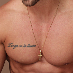 2020 Fashion New Classic Cross Men Necklace  Stainless Steel Chain Pendant Necklace For Men Jewelry Gift