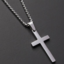 Load image into Gallery viewer, 2020 Fashion New Classic Cross Men Necklace  Stainless Steel Chain Pendant Necklace For Men Jewelry Gift