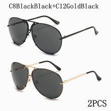Carica l&#39;immagine nel visualizzatore di Gallery, 2022  Pilot Sunglasses Women Men Brand Designer Retro Mirror Sun Glasses Outdoor Driving Eyewear Shades for Women