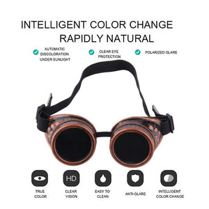 2023 Retro Steampunk Cyber Goggles Glasses Cyber Goggles Steampunk Glasses Vintage Retro Welding  Gothic Sunglasses