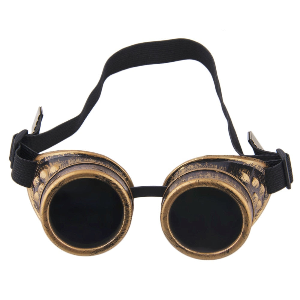 2023 Retro Steampunk Cyber Goggles Glasses Cyber Goggles Steampunk Glasses Vintage Retro Welding  Gothic Sunglasses