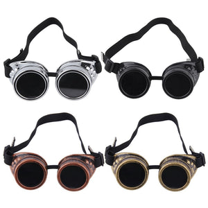 2023 Retro Steampunk Cyber Goggles Glasses Cyber Goggles Steampunk Glasses Vintage Retro Welding  Gothic Sunglasses