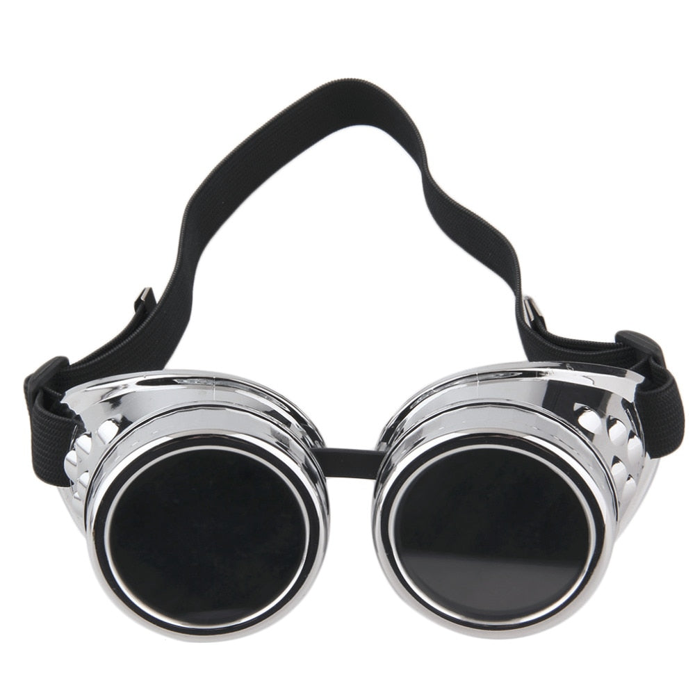 2023 Retro Steampunk Cyber Goggles Glasses Cyber Goggles Steampunk Glasses Vintage Retro Welding  Gothic Sunglasses