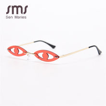 Load image into Gallery viewer, 2023 Rimless Vintage Punk Sunglasses Women  Brand Steampunk Shades Men Sun Glasses Unique Eyes Oculos Feminino