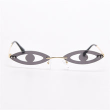 Load image into Gallery viewer, 2023 Rimless Vintage Punk Sunglasses Women  Brand Steampunk Shades Men Sun Glasses Unique Eyes Oculos Feminino