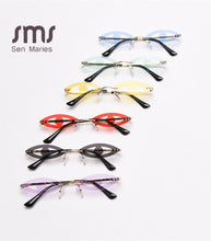 Load image into Gallery viewer, 2023 Rimless Vintage Punk Sunglasses Women  Brand Steampunk Shades Men Sun Glasses Unique Eyes Oculos Feminino
