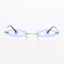 Load image into Gallery viewer, 2023 Rimless Vintage Punk Sunglasses Women  Brand Steampunk Shades Men Sun Glasses Unique Eyes Oculos Feminino