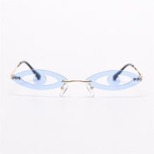 Load image into Gallery viewer, 2023 Rimless Vintage Punk Sunglasses Women  Brand Steampunk Shades Men Sun Glasses Unique Eyes Oculos Feminino