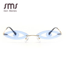 Load image into Gallery viewer, 2023 Rimless Vintage Punk Sunglasses Women  Brand Steampunk Shades Men Sun Glasses Unique Eyes Oculos Feminino