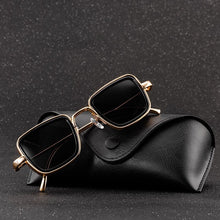 Load image into Gallery viewer, 2022  Square Metal Men Sunglasses Vintage Anti-reflective Mirror Glasses Classic Design Women Sun Glasses Uv400