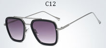 Carica l'immagine nel visualizzatore di Gallery, 2022   Tony Stark Flight 006 Style Sunglasses Men Square Aviation Brand Design Sun Glasses Oculos De Sol UV400