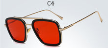 Carica l'immagine nel visualizzatore di Gallery, 2022   Tony Stark Flight 006 Style Sunglasses Men Square Aviation Brand Design Sun Glasses Oculos De Sol UV400
