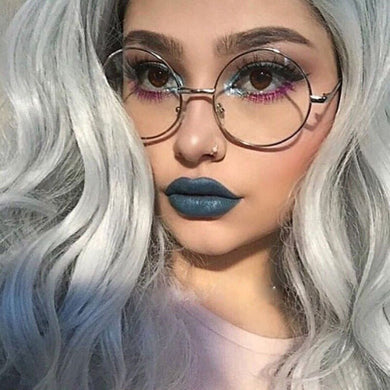 2023 Vintage Retro Metal Frame Clear Lens Glasses Nerd Geek Eyewear Eyeglasses Black Oversized Round Circle Eye Glasses