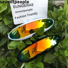 Load image into Gallery viewer, 2023 X Men Sunglasses  Brand Designer One-piece Personality Fish Shape Sun Glasses Women Eyewear for Party UV400