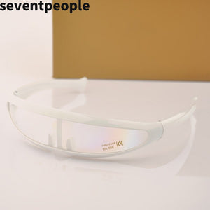 2023 X Men Sunglasses  Brand Designer One-piece Personality Fish Shape Sun Glasses Women Eyewear for Party UV400