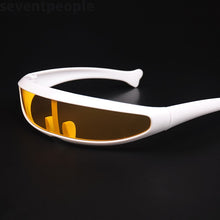Load image into Gallery viewer, 2023 X Men Sunglasses  Brand Designer One-piece Personality Fish Shape Sun Glasses Women Eyewear for Party UV400