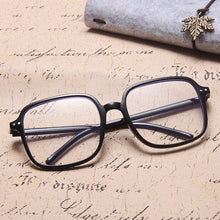 Load image into Gallery viewer, 2022 Flat Lens Eyeglasses Frame Blue Light Blocking Glasses Retro Big Frame Computer Game Reading Glasses Slim Face Eyewear