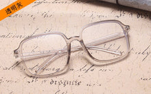 Load image into Gallery viewer, 2022 Flat Lens Eyeglasses Frame Blue Light Blocking Glasses Retro Big Frame Computer Game Reading Glasses Slim Face Eyewear