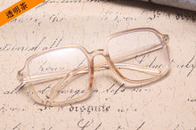 Load image into Gallery viewer, 2022 Flat Lens Eyeglasses Frame Blue Light Blocking Glasses Retro Big Frame Computer Game Reading Glasses Slim Face Eyewear