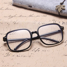 Load image into Gallery viewer, 2022 Flat Lens Eyeglasses Frame Blue Light Blocking Glasses Retro Big Frame Computer Game Reading Glasses Slim Face Eyewear